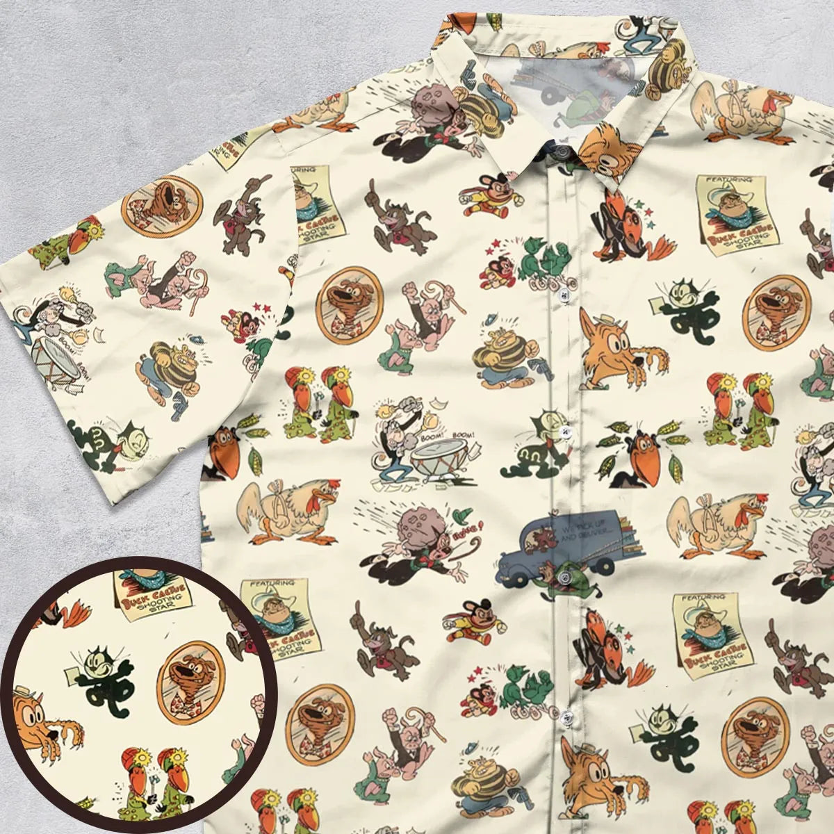 Short Sleeve Button Shirt - DA587Y49