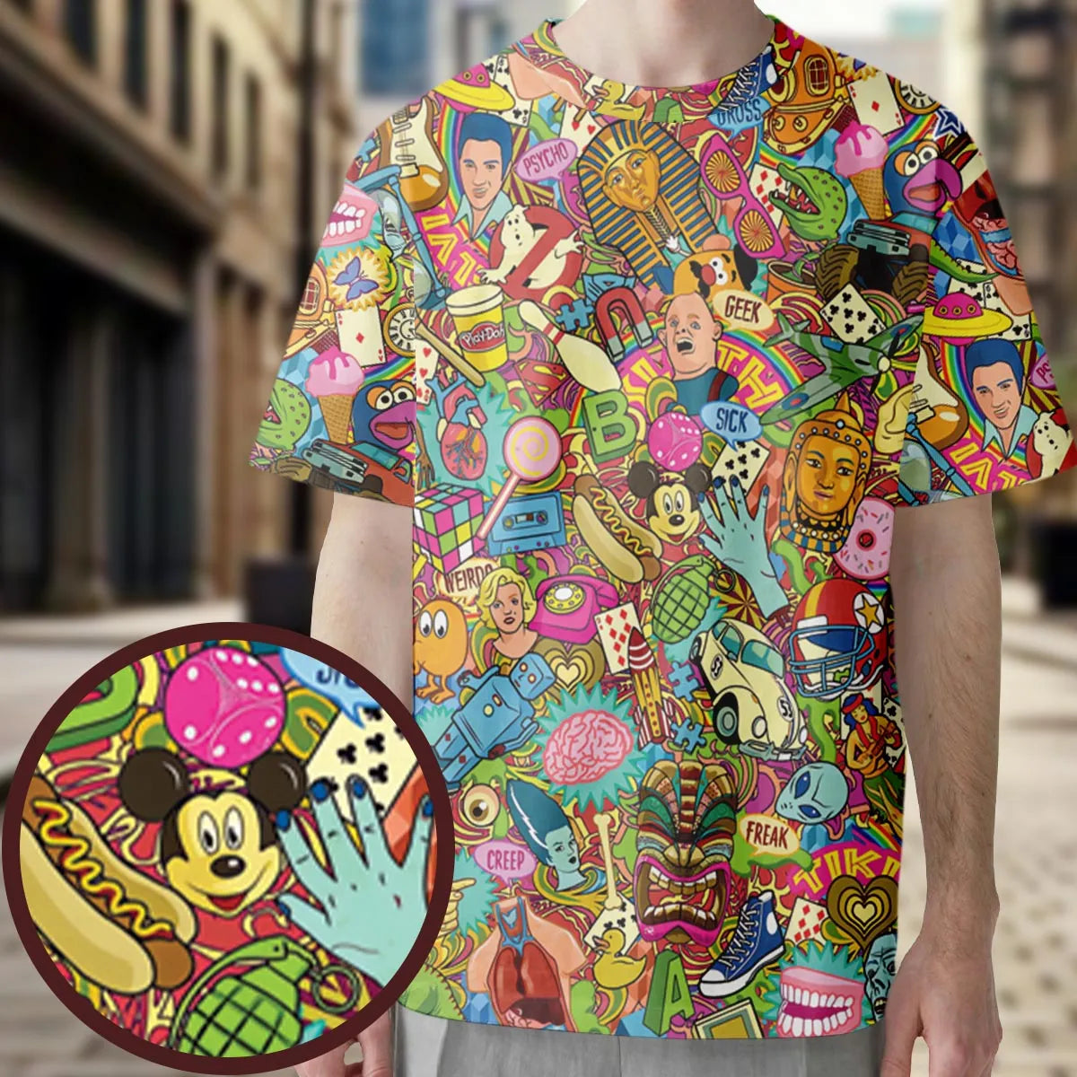 Full Print T-Shirt - 4FN6BB7H