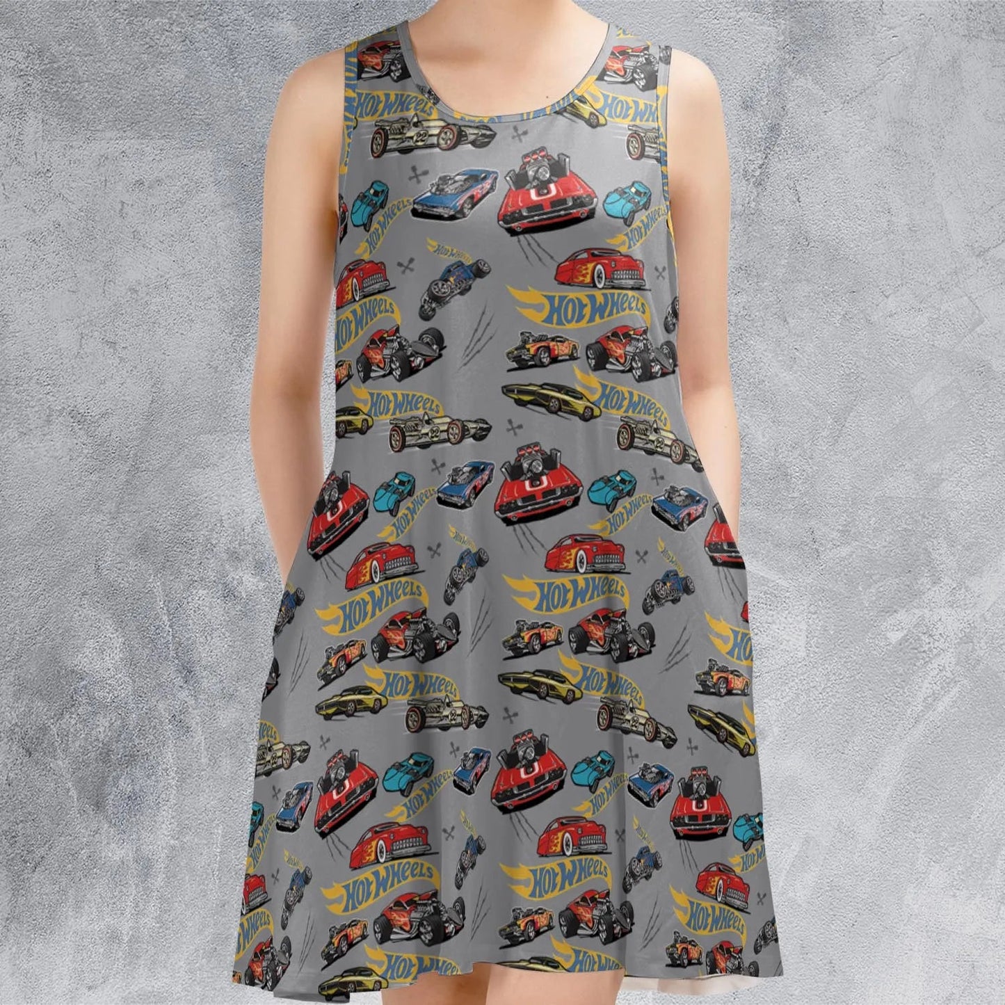 Casual Sleeveless Dress - XKBE2H4G