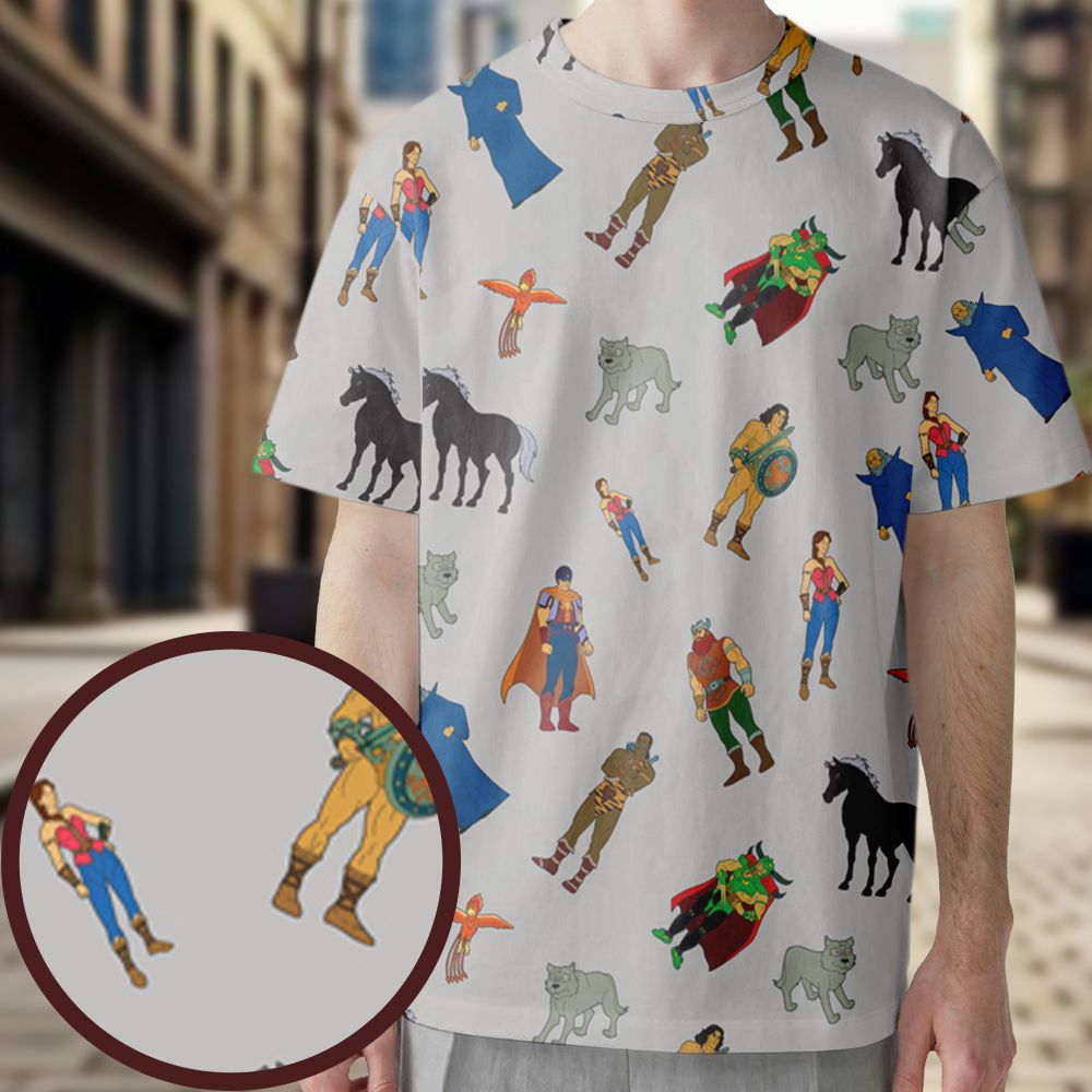 All-Over Print Unisex T-Shirt - TN491R73 -  - 1